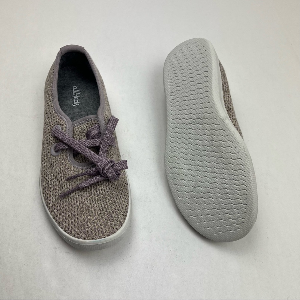 Allbirds Tree Skippers Women's Size 5‎ Lavender Lilac Boat Tennis Shoes Sneakers
